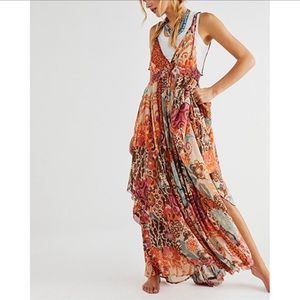 Free People Chiffon Meredith Maxi Dress